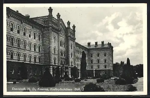 AK Eisenstadt, Kaserne der Kraftradschützen Batl. 2