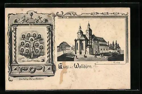 AK Walldürn, Das heilige Blut, Kirche