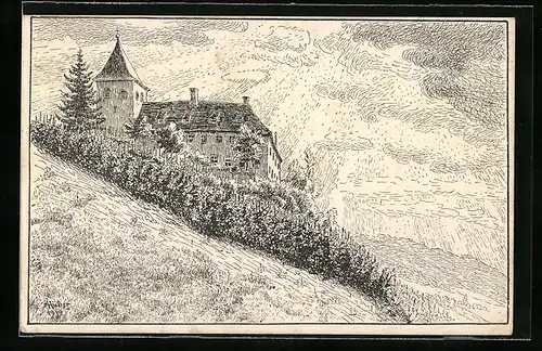 AK Michaelsberg, Blick zur Kirche