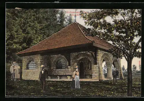 AK Göppingen, Schutzhütte auf dem Hohenstaufen