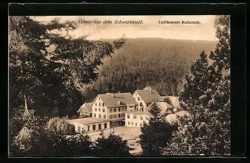 AK Ruhstein, Ortsansicht mit Schwarzwald