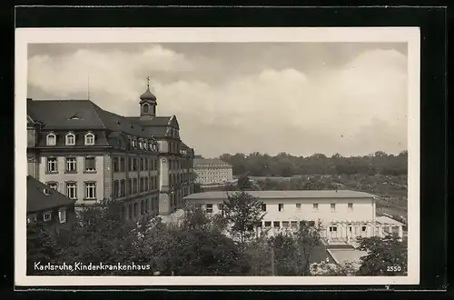 AK Karlsruhe, Blick auf das Kinderkrankenhaus