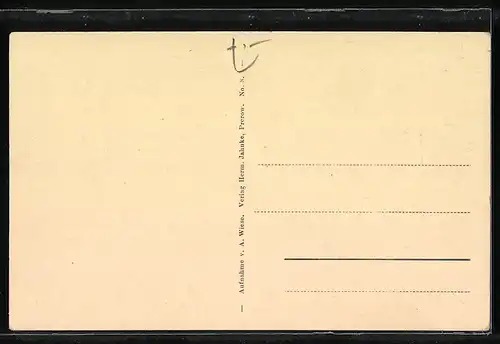 AK Prerow, Ortsansicht mit Fachwerkshäusern