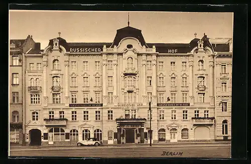 AK Berlin, Hotel Russischer Hof, Georgenstrasse 21 - 22