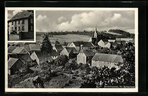 AK Berschweiler (Kr. Birkenfeld), Gasthaus A. Barth, Totalansicht