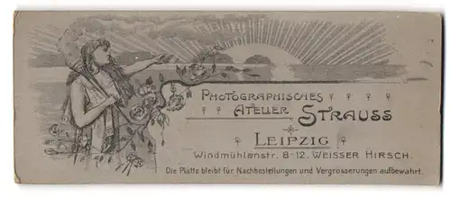 Fotografie Atelier Strauss, Leipzig, Windmühlenstr. 8-12, Fackelträgerin begrüsst die aufgehende Morgensonne