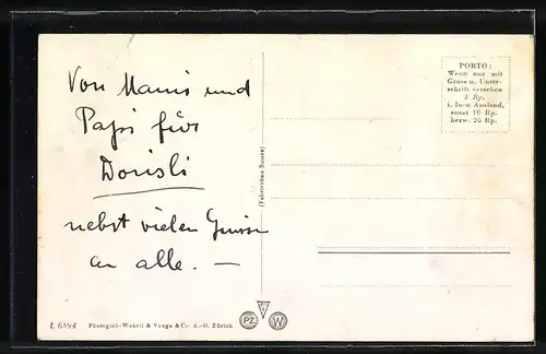 AK kleiner Junge mit seinen Zicklein