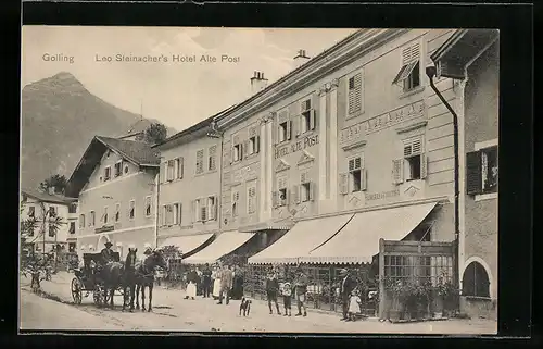 AK Golling, Leo Steinacher's Hotel alte Post