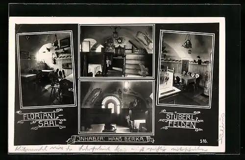 AK Saalfelden, Gasthaus v. Hans Berka