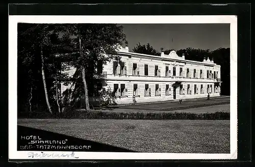 AK Bad Tatzmannsdorf, Blick auf Hotel Saarland