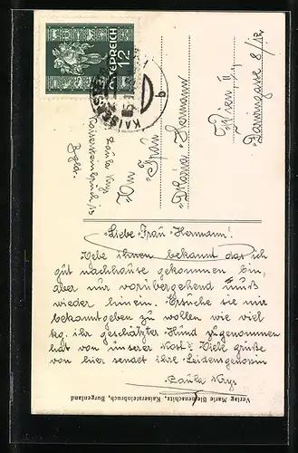 AK Kaisersteinbruch, Teilansicht vom Ort, Blick zur Kirche