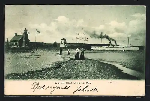 AK Passagierschiff SS Northland, off Harbor Point