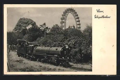 AK Wien, Liliputbahn im Prater