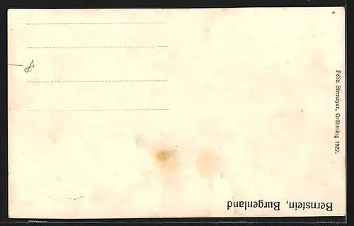 AK Bernstein, Teilansicht mit Kirche