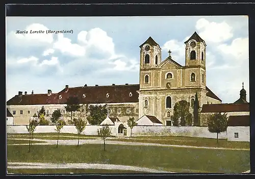 AK Maria-Loretto, Blick zur Kirche