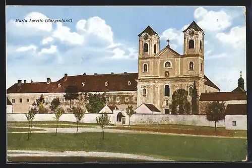 AK Maria-Loretto, Blick zur Kirche