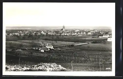 AK Purbach am Neusiedlersee, Teilansicht mit Kirche