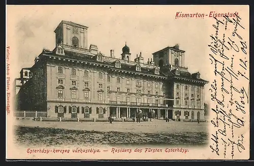 AK Kismarton-Eisenstadt, Residenz des Fürsten Esterhazy