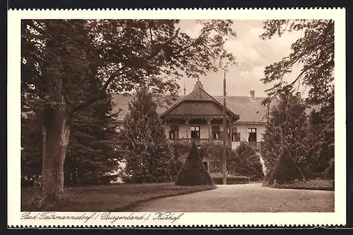 AK Bad Tatzmannsdorf, Blick zum Kurhof