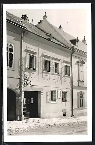 AK Eisenstadt, Joseph Haydns Wohnhaus, Strassenansicht