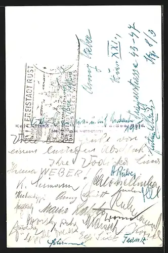 AK Rust am See, Blick durch einen Torbogen