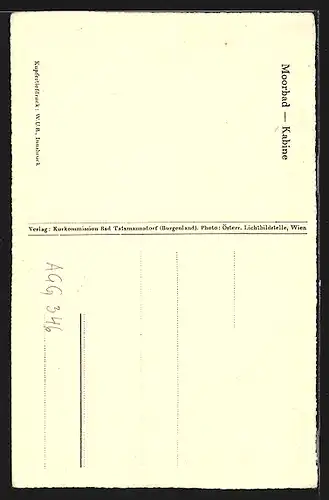 AK Tatzmannsdorf, Kurgast im Moorbad