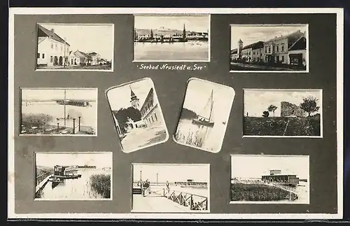 AK Neusiedl am See, Ansichten aus dem Seebad