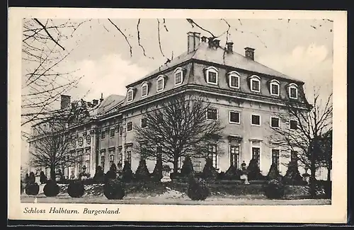 AK Halbturn, Blick auf das Schloss Halbturn