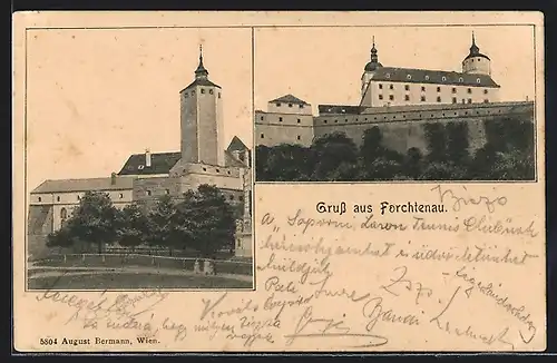 AK Forchtenau, Blick auf das Schloss