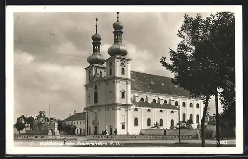 AK Frauenkirchen, Blick auf Wallfahrtskirche