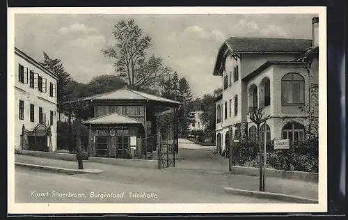 AK Sauerbrunn, Blick auf die Trinkhalle