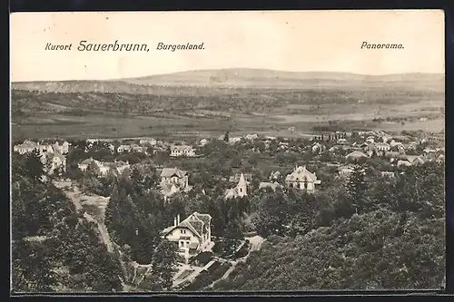 AK Sauerbrunn, Ortsansicht bei Tag