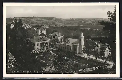 AK Bad Sauerbrunn, Panorama