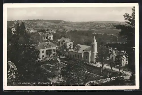 AK Sauerbrunn, Blick auf die Kirche