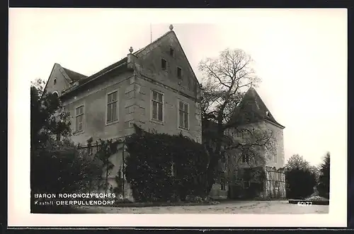 AK Oberpullendorf am Kastell Baron Rohonczy