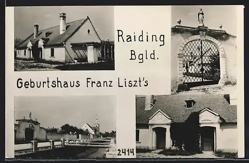 AK Raiding, Geburtshaus Franz Liszt`s