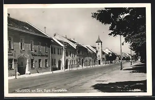AK Neusiedl am See, Blick auf den Hauptplatz