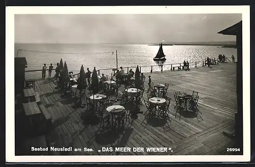 AK Seebad Neusiedl am See, Das Meer der Wiener, Gasthaus