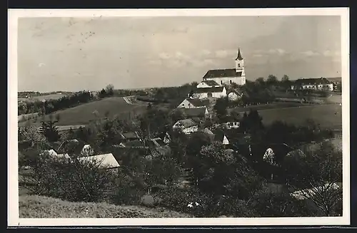 AK Mariabild, Ortsansicht mit Kirche