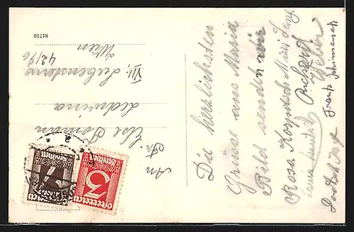 AK Maria-Bild, Ortsansicht mit Kirche