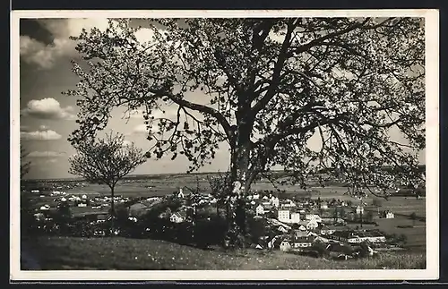AK Jennersdorf, Fernblick zur Ortschaft