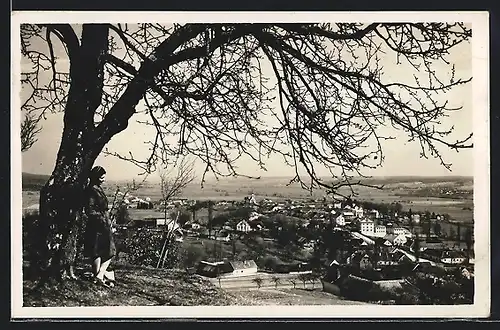 AK Jennersdorf, Gesamtansicht des Ortes