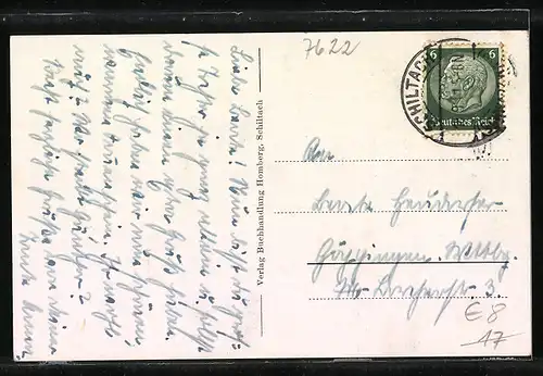 AK Schiltach / Schwarzwald, Metzgerei Adolf Wolber