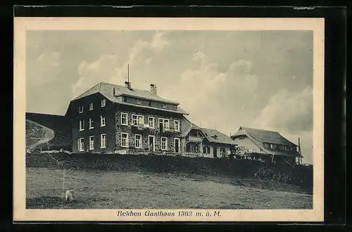 AK Belchen, Blick auf das Gasthaus