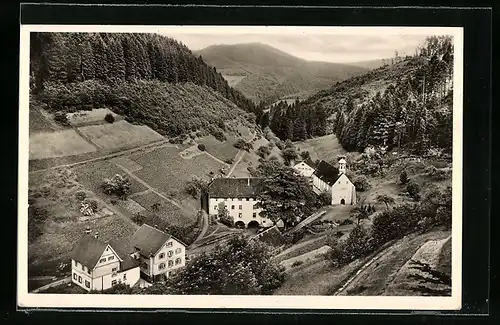 AK Kloster Wittichen im Schwarzwald, Ortsansicht bei Tag