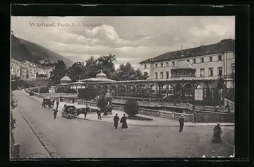 AK Wildbad, Partie b. d. Trinkhalle