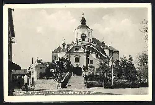 AK Eisenstadt /Burgenland, Kalvarienbergkirche mit Haydngrab