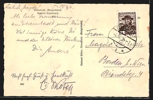 AK Eisenstadt, Schloss Eszterházy