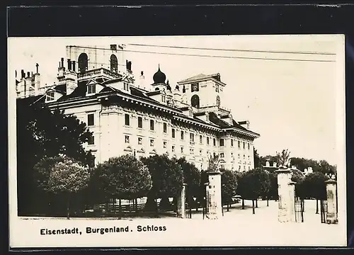 AK Eisenstadt, Blick zum Schloss