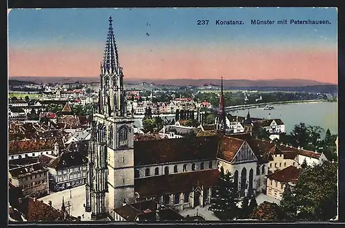 AK Konstanz, Münster mit Petershausen